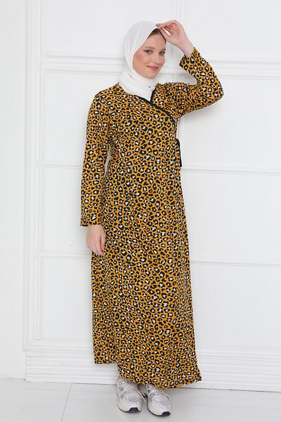 Kutay Collection Πλαϊνό δεμένο γυναικείο φόρεμα προσευχής Hijab