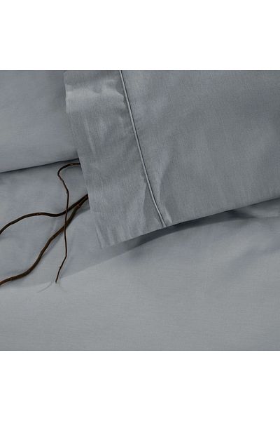 Taç طقم غطاء لحاف متوافق مع Anthracite Basic Ranforce مقاس 120 × 200