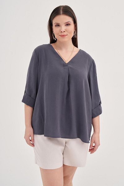 MYLİNE Curved Sleeve Blouse