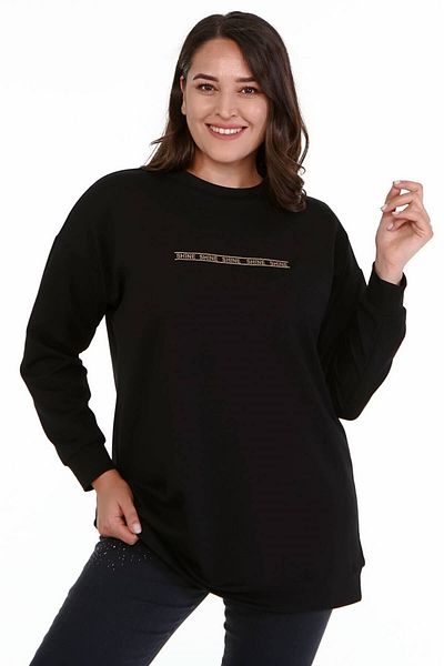 MYLİNE Knitted Printed Sweatshirt