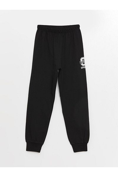 LC Waikiki Pantaloni de pijama pentru băieți cu imprimeu cu talie elastică LCW Kids