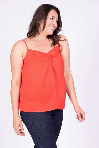 MYLİNE Knot Detailed Rope Strap Blouse
