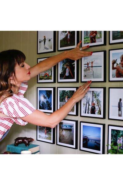 Marjinal Hediyelik Black Square Frame - 3 Photo Disassembly