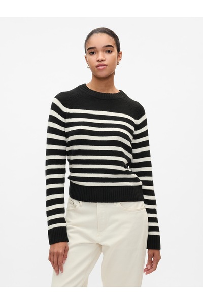 GAP Kadın Siyah CashSoft Kazak