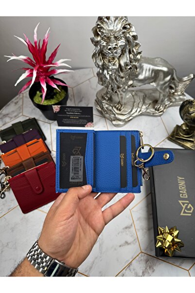 Garniy Hakiki Deri Fermuarlı Kadın Cüzdan 1541