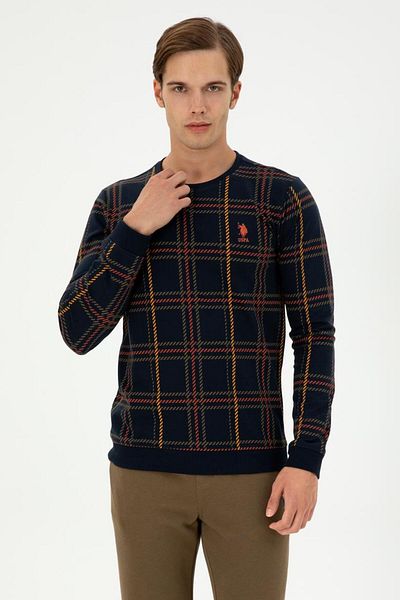 U.S. Polo Assn. Navy Blue Men's Sweatshirt - Tekspor 203572 .9