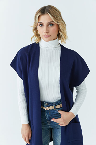 ModaPlaza Жіночий жилет з короткими кишенями 4164