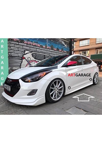 Bodykitartgarage Hyundai Elantra 2010-2016 Arası Marşpiyel Takımı-fiberglass-...