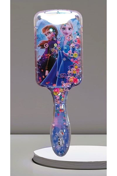 MONİCATİME ELSA BEADED HAIR OPENER BRUSH (SURPRISE ELSA PICTURES)