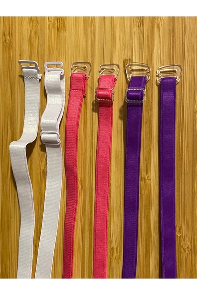 Öztürk Багатоколірний атласний 3-компонентний знімний бюстгальтер.