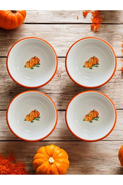 EMAYE TEZGAHI 4 Pieces 20 cm - Enamel, Pits and Soup Plates, Retro Deep Plate...