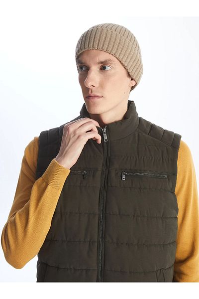 LC Waikiki Ανδρικό γιλέκο Classic Standard Mold Stand Collar