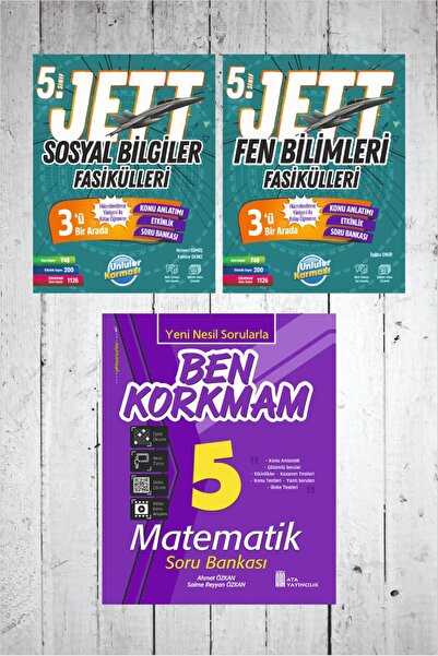 Ünlüler Karması Yayınları 5.Sınıf Ünlüler Jett Sosyal Bilgiler-Fen Bilimleri ...