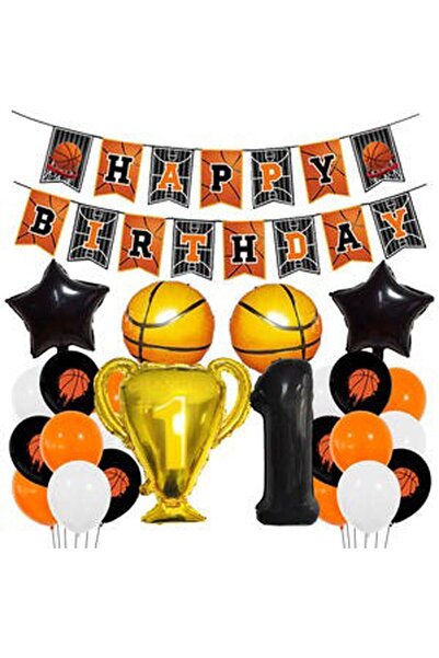 DÜVENCİ TİCARET BASKETBOL TEMALI DOĞUM GÜNÜ SÜSLERİ