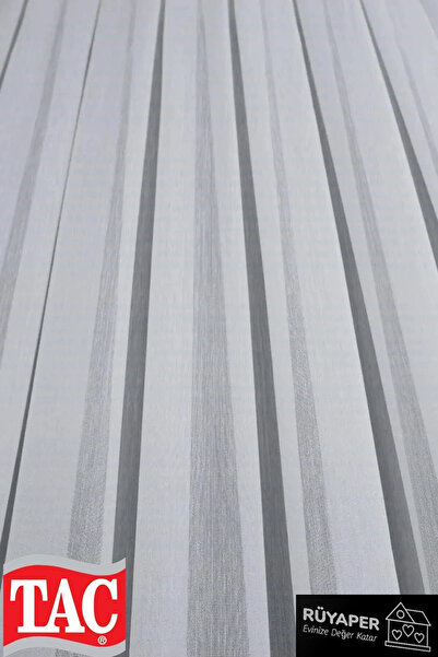 Taç Rüyaper Bamboo Slub Non-Creating Iron Don'T Want Tulle Curtain 1E 3Layer Pleated Tulle