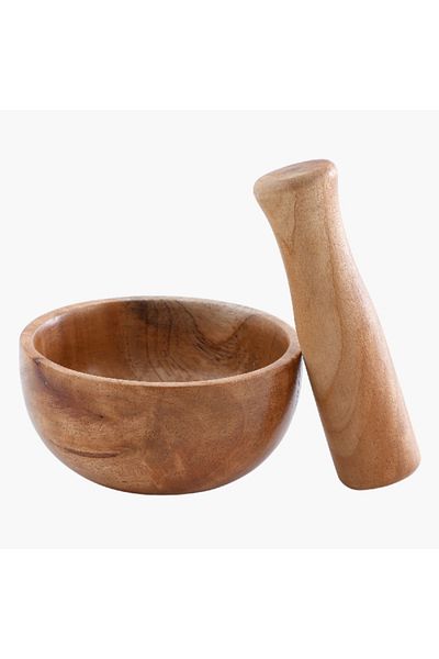 Home Box Albero Mortar and Pestle - 10x10x5 cm