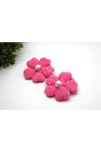 Tezcan Aksesuar Model de flori din tul cu cataramă