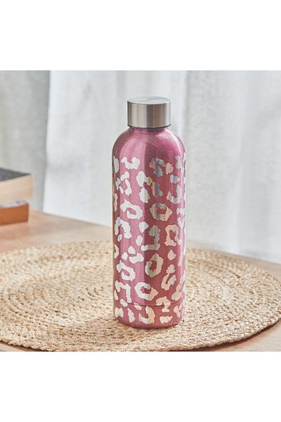 Home Box Wild Glam Embossed Print Water Bottle - 500 ml