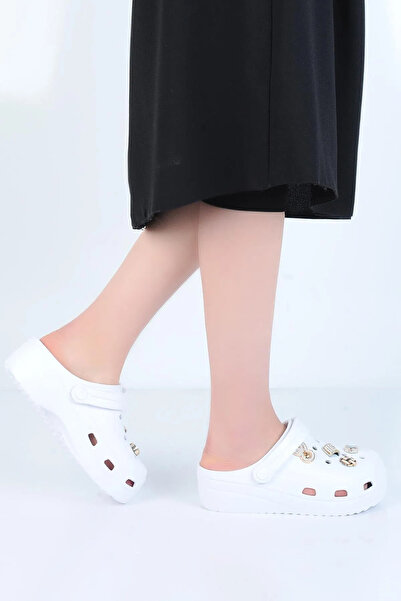 Apella Tam Ortopedik Terlik&sandalet Fiesta Eva Kadın Rahat Tabanlı Taşlı Günlük Terlik