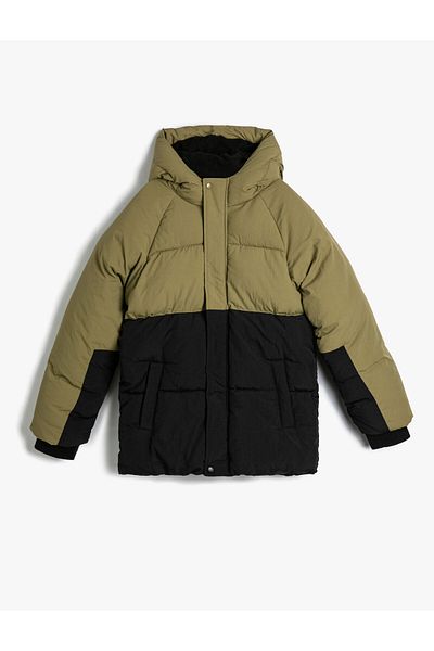 Koton Khaki chlapecký kabát 4WKB20020TW