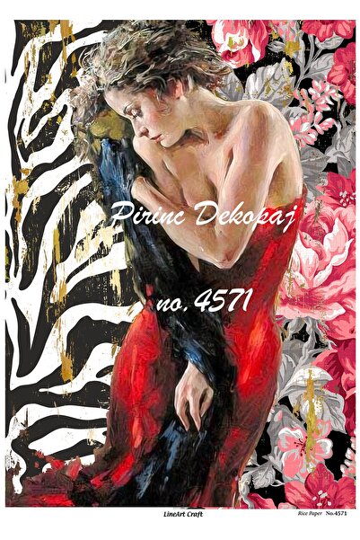 LİNEART ورق ديكوباج نحاسي Lineart رقم: L4571