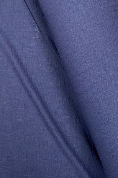 Mu Art Linen Fabric - Organic Fabric - Curtain Fabric - Thin Linen - Fabric Cover for Clothes Navy Blue 26