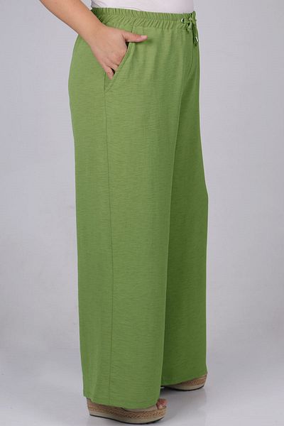 Eslina 9170 Plus Size Nefti Moskino Trousers - Wide Leg