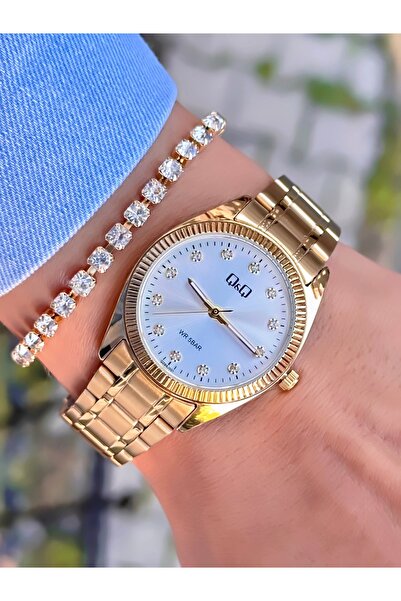 Q&Q QQ Kadın Kol Saati Kordon Su Geçirmez 2 Yıl Garantili 5 ATM Yeni Model