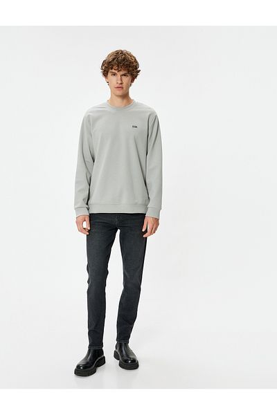 Koton Μαύρο Slim Fit Ανδρικό Jean - 5wam40147nd Brad Jeans