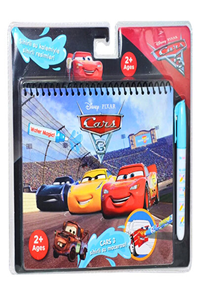 AVDA Cars Şimşek Mc Quenn Su Ile Sihirli Boyama Kitabı Özel Sulu Kalem Ile Wa...
