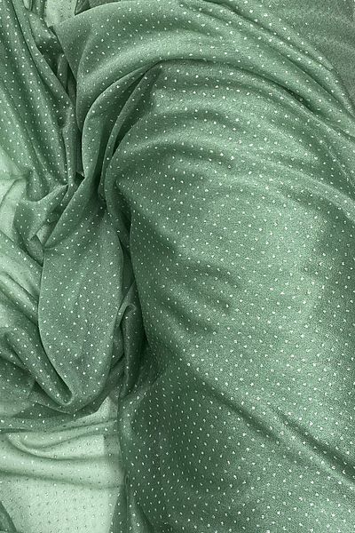 Mu Art Raindrop Glitter Evening Dress with Shawl Tulle Fabric Mint Green 75