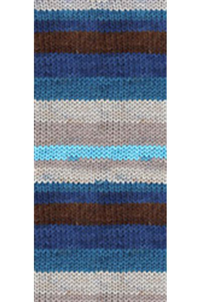 NAKO 5 Pieces Vega Stripe Premium Acrylic Hand Knitting Yarn Wool No: 82422
