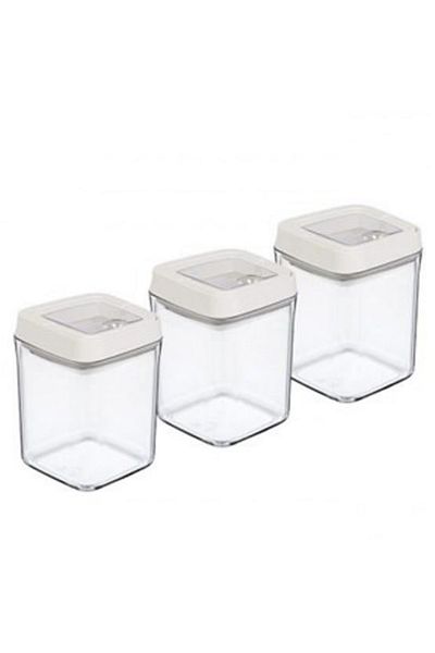 Mu Art Vacuum Food Jar Square Set of 3 Royaleks-Oky-234