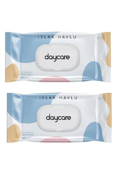 Daycare 100 Wet Wipes Pack - Set of 2