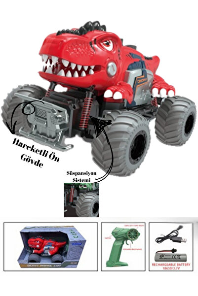 welcomein Oyuncak Uzaktan Kumandalı Full Fonksiyon 2.4G Süspansiyonlu BigFoot...