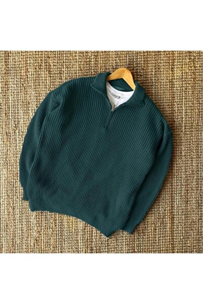 Milo Moda سترة رجالية من MİLO FASHION بنصف سحاب