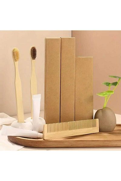 Bambu Blue Bamboo Toothbrush