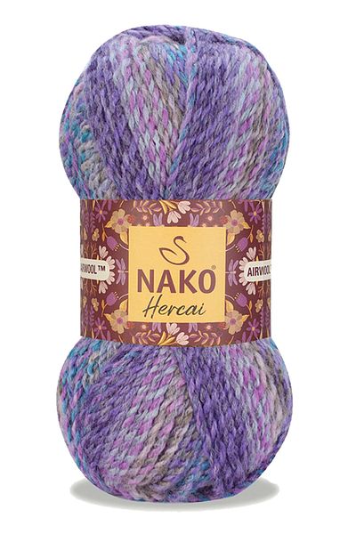 NAKO Hercai Ebruli 5 Pieces Cardigan Sweater - Beanie Hand Knitting Yarn Wool 28181