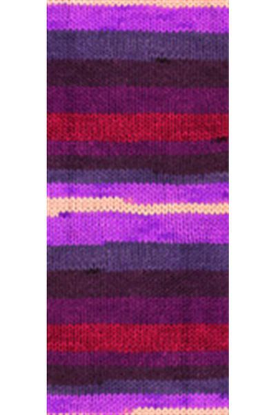 NAKO 5 Pieces Vega Stripe Premium Acrylic Hand Knitting Yarn Wool No: 82412