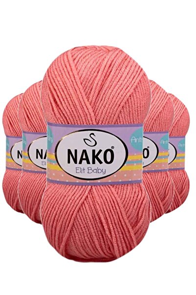 Mestore 5 قطع من خيوط الحياكة اليدوية من إيليت بيبي، صوف أطفال غير بيلينغ، سل...