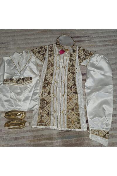 skycott erkek şehzade model mevlüt ve sünnet kıyafeti , çocuk prens kıyafıtı mevlütlük sinnetlik takımı