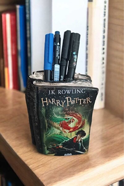 Gobo Harry Potter ve Sırlar Odası Kitabı Şeklinde Kalemlik 10 x 8 cm