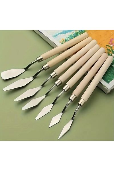 Element 7Pcs Oil Painting Spatula Set