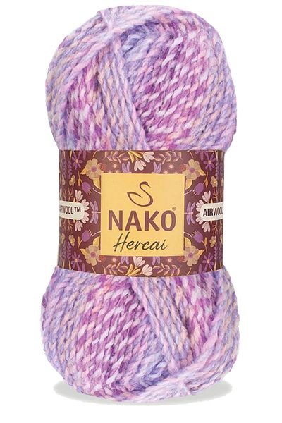 NAKO Hercai Ebruli 5 Pieces Cardigan Sweater - Beanie Hand Knitting Yarn Wool 28165