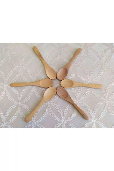 Mestore Bamboo 6 Pack Food Spoons Small Royaleks-45336