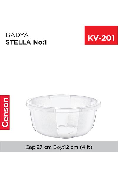 Mu Art Round Transparent Basin 1 Piece No 1 Royaleks-E173