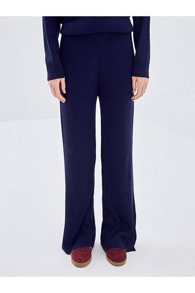 LC Waikiki Women's Knitwear Trousers with Elastic Waist