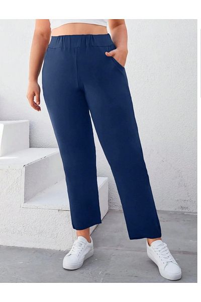 ABARSE Women's Plus Size Lycra Viscose Trousers