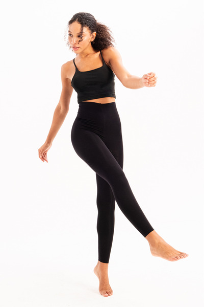 JUSTEVER High Waist and Laser Cut Sports Black Women's Leggings - Recovery and Firming