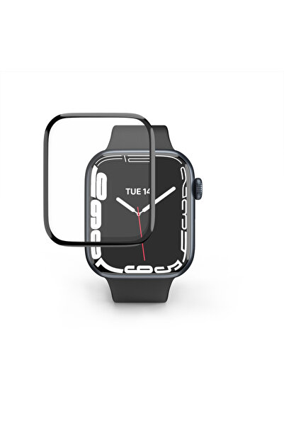 bbtech Apple Watch Series 7 8 9 41 MM Uyumlu Tam Kaplayan Esnek Nano Ekran Ko...